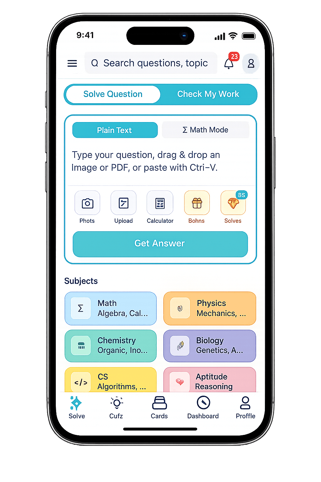 Step-by-Step Explanations — phone mockup
